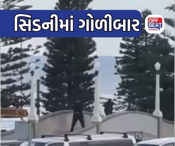 ઓસ્ટ્રેલિયાના સિડનીમાં બોન્ડી બીચ પર ગોળીબાર