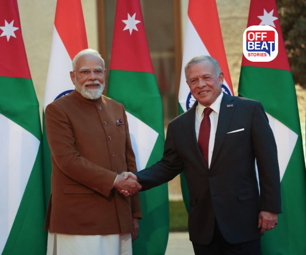 PM નરેન્દ્ર મોદીએ જોર્ડનમાં કિંગ અબ્દુલ્લા દ્વિતીય સાથે કરી મુલાકાત