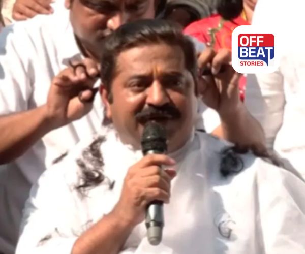 BJP MLA એ 4 વર્ષ પછી ધામધૂમથી કપાવ્યા વાળ