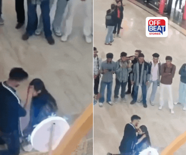 મોલમાં ફિલ્મી અંદાજમાં પ્રપોઝ