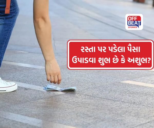 રસ્તા પર પડેલા પૈસા ઉપાડવા શુભ છે કે અશુભ?