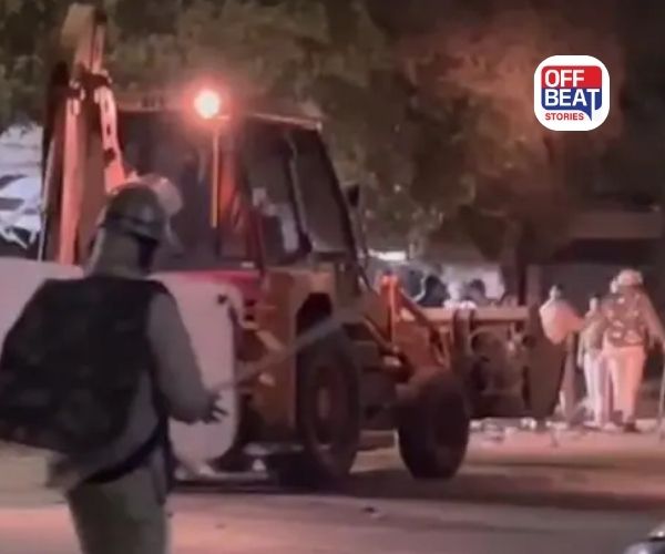 પોલીસ પર હુમલો, ટીયર ગેસનો ઉપયોગ...