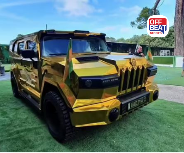 અનંત અંબાણીની ગોલ્ડ પ્લેટેડ SUV