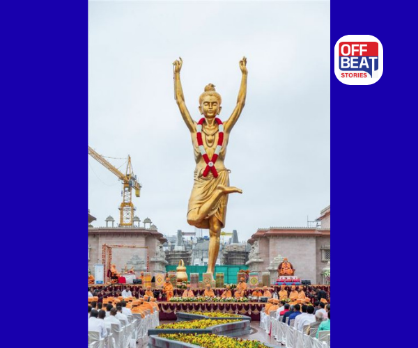 અક્ષરધામમાં 108 ફૂટ ઊંચી નીલકંઠ વર્ણીની પ્રતિમા તૈયાર