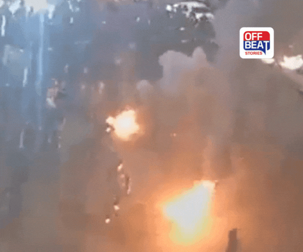 ઈરાનમાં પોલીસકર્મીને જીવતો સળગાવ્યો