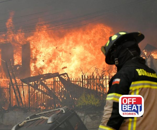 ચિલીમાં જંગલની ભયાનક આગનો કહેર