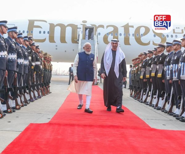 UAE ના રાષ્ટ્રપતિ ભારત પહોંચ્યા