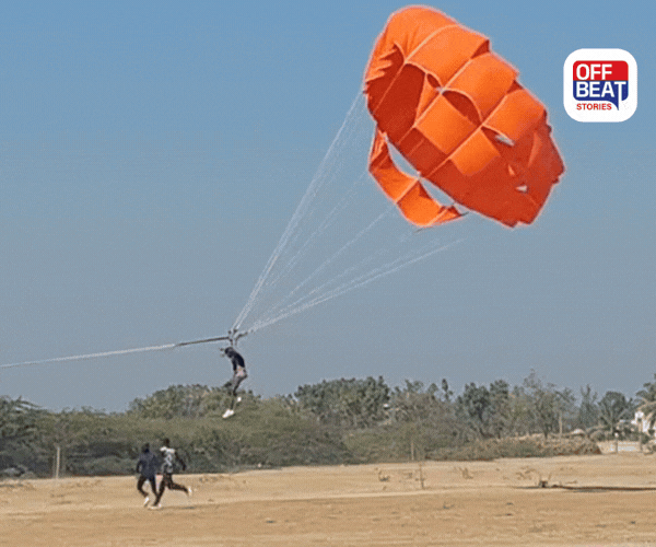 પેરાસેલિંગ દ્વારા નેતૃત્વ અને હિંમત વિકસાવતા NCC કેડેટ્સ