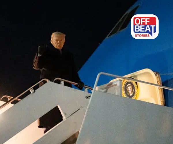Trump Davos Plane