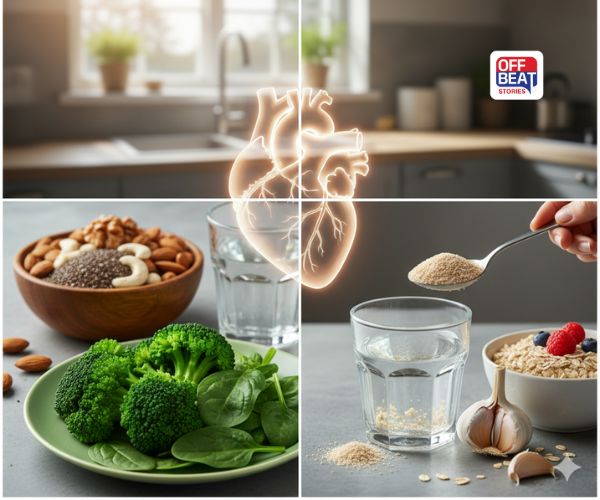 નસોમાં જામેલા ગંદા કોલેસ્ટ્રોલનો કાળ છે આ 5 સુપરફૂડ્સ: હાર્ટ એટેકનો ખતરો ટાળવા આજે જ ડાયટમાં કરો સામેલ!