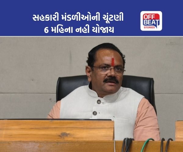 'સહકારી મંડળીઓની વ્યવસ્થાપક કમિટીની ચૂંટણી આગામી 6 મહિના નહી યોજાય'