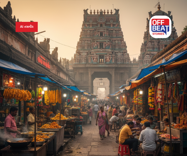 મંદિરની બહાર નોન-વેજ?