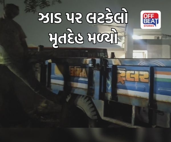 રાજકોટમાં બસ સ્ટેશન નજીક ઝાડ પર લટકેલો મૃતદેહ મળ્યો