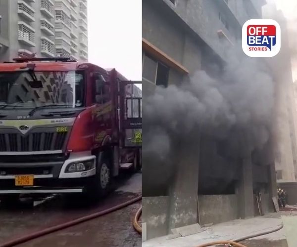 સુરતના પુણા વિસ્તારમાં નિધિ ટેક્સટાઈલ માર્કેટમાં ભીષણ આગ