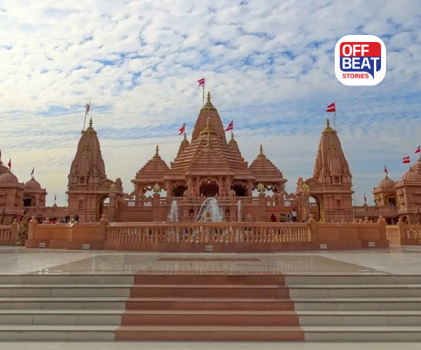 શું તમે જોયું છે નર્મદા કિનારે આવેલું આ 'મીની અક્ષરધામ'?: અમદાવાદ નજીક એક એવી જગ્યા જ્યાં સાંજ પડતા જ સોનાની જેમ ચમકે છે મંદિર!