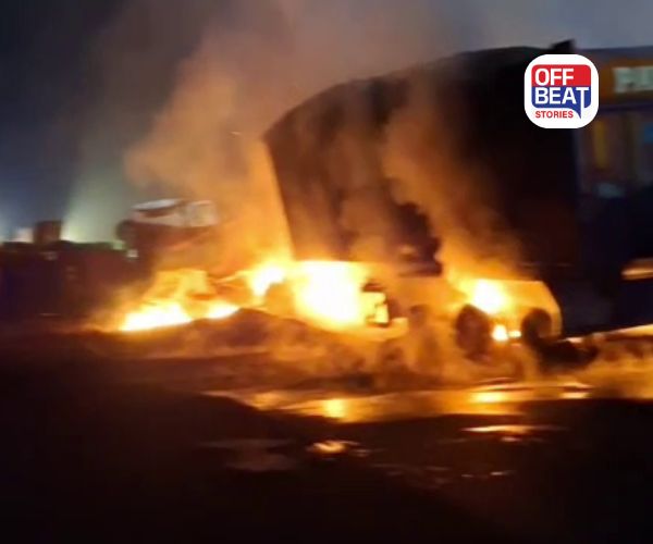 સુરેન્દ્રનગરમાં ધ્રાંગધ્રા-વિરમગામ હાઇવે પર ભીષણ અકસ્માત