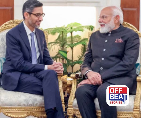 PM મોદી અને Google CEO સુંદર પિચાઈ વચ્ચે મહત્વપૂર્ણ મુલાકાત