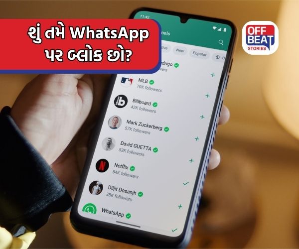તમને WhatsApp પર કોણે બ્લોક કર્યા?