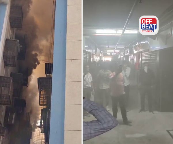 સુરતનાં રીંગરોડ પર દેખાયો ભયાનક આગનો તાંડવ