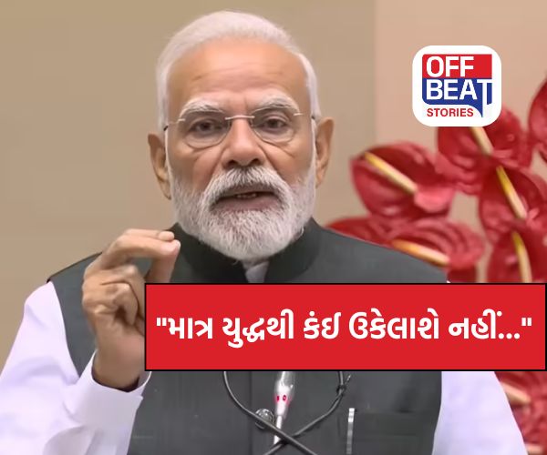 "માત્ર યુદ્ધથી કંઈ ઉકેલાશે નહીં..."