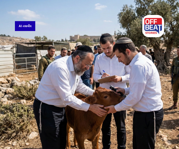 ઈઝરાયેલમાં લાલ વાછરડીનો જન્મ
