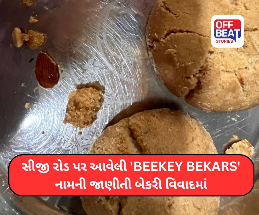 અમદાવાદ: C.G રોડની જાણીતી બેકરીની નાનખટાઈમાંથી નીકળી જીવાત
