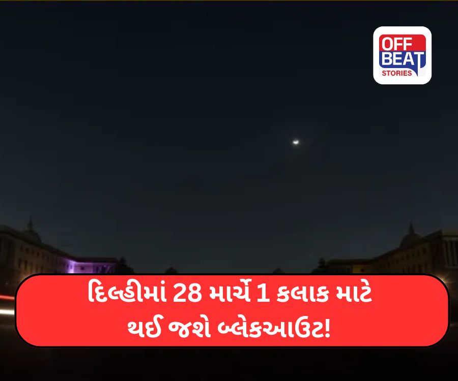 દિલ્હીમાં 28 માર્ચે 1 કલાક માટે થઈ જશે બ્લેકઆઉટ!