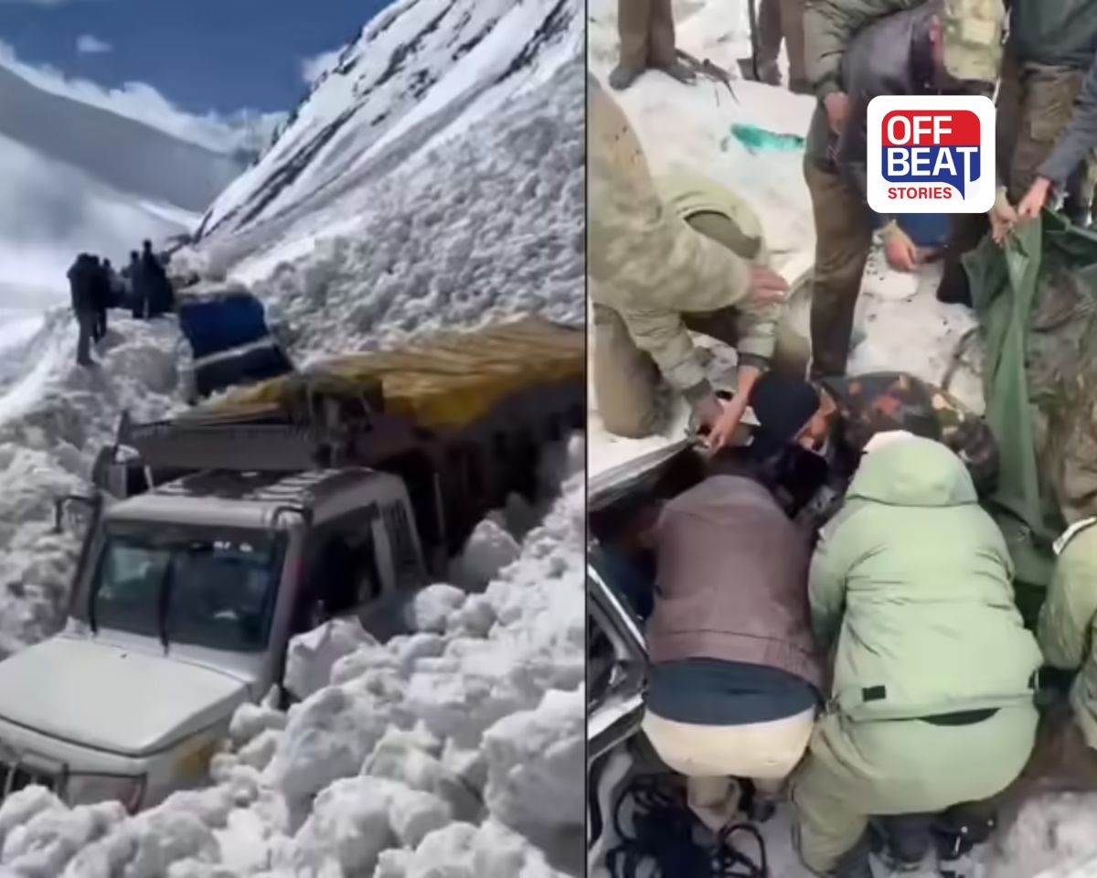 લદ્દાખના ઝોજીલા પાસમાં ભયાનક હિમસ્ખલન