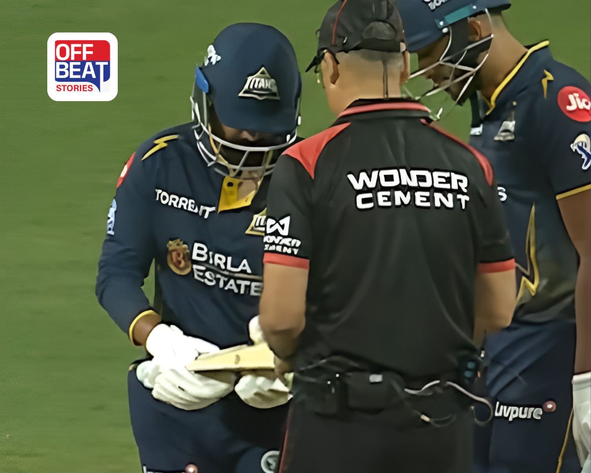 IPL ની શરૂઆતમાં જ ચાલુ મેચમાં પકડાઈ બેટની ચોરી