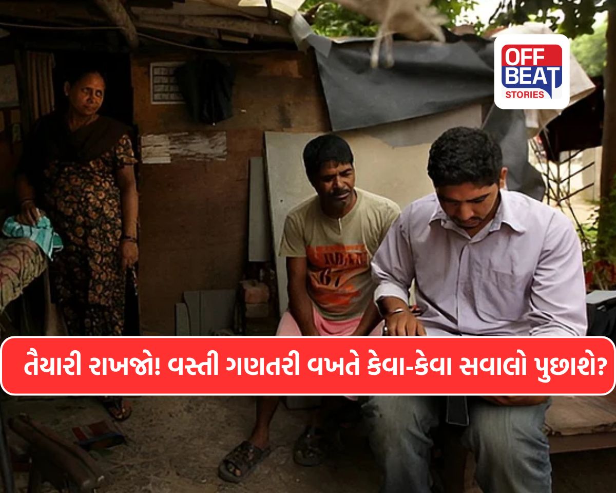 વસતી ગણતરી વખતે કેવા-કેવા પ્રશ્નો પૂછવામાં આવે છે?