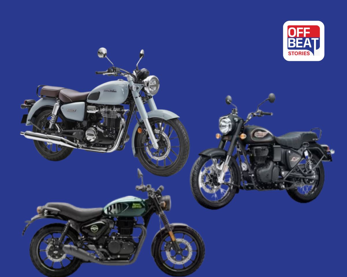 Hunter 350, Classic 350 and Honda CB350 bikes