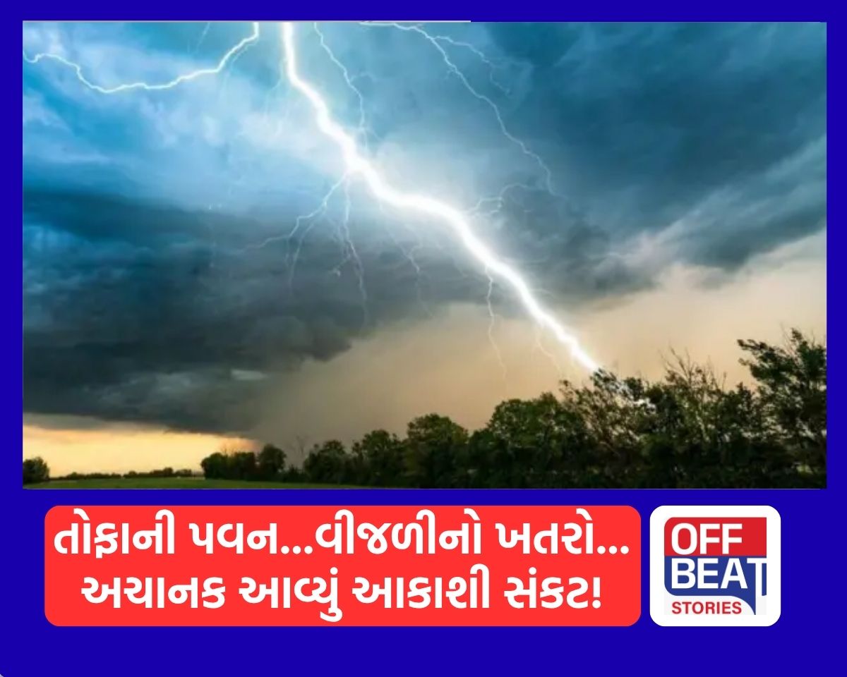 ચોમાસા જેવી ચેતવણી! વીજળી અને તોફાની પવનનો ખતરો