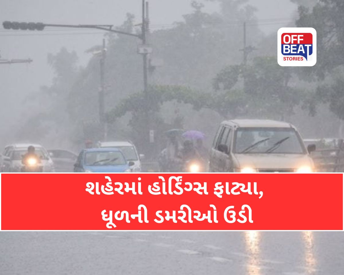વડોદરામાં એકાએક વાતાવરણમાં પલટો
