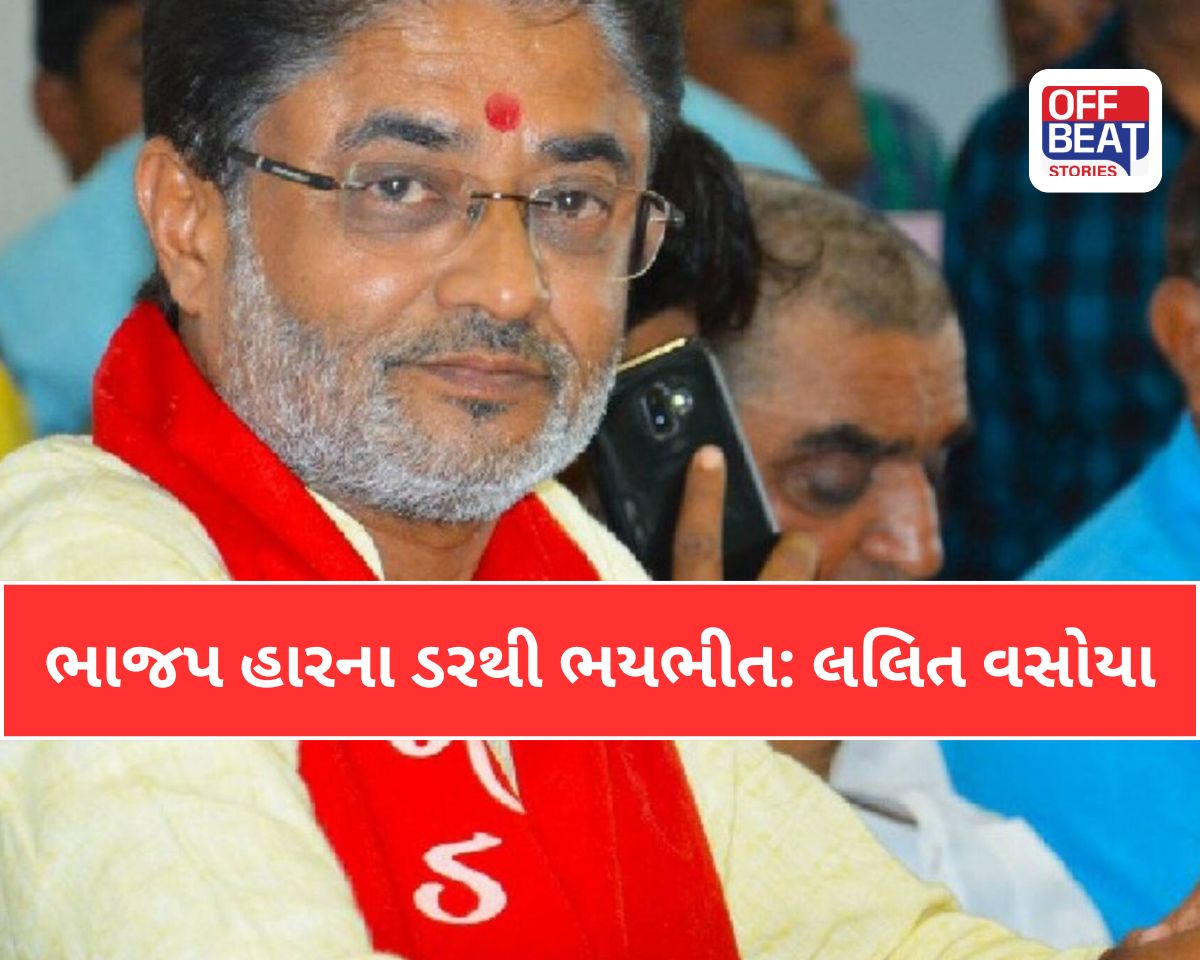 લલિત વસોયા પ્રેસ કોન્ફરન્સમાં ભાજપ