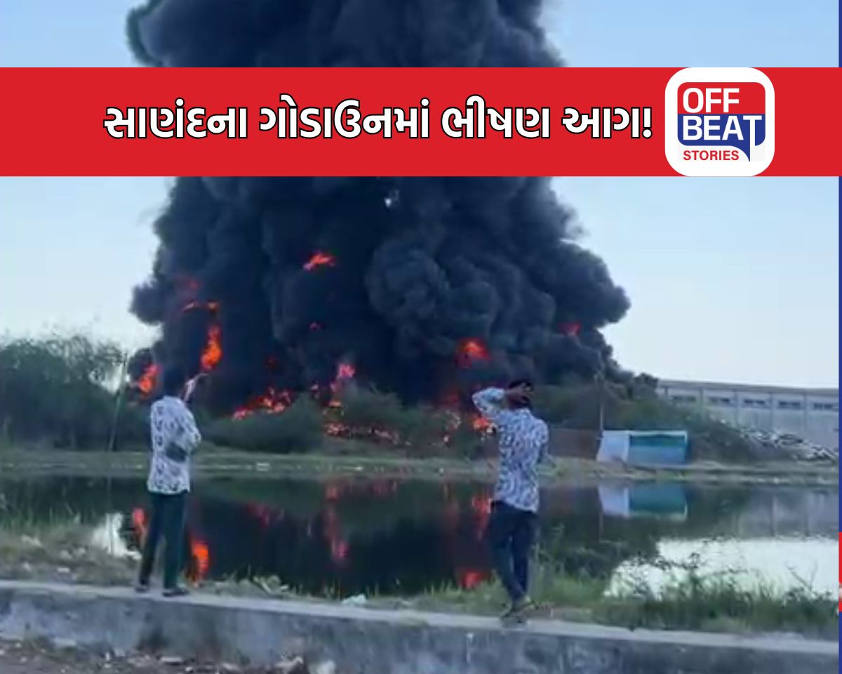 સાણંદમાં આગ