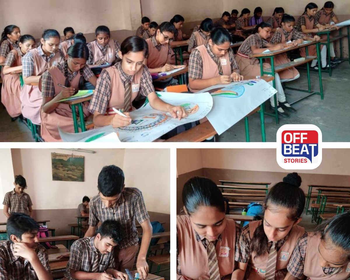 લોકશાહીના મહાપર્વને રંગોથી સજાવતા 'ભૂલકાંઓ'