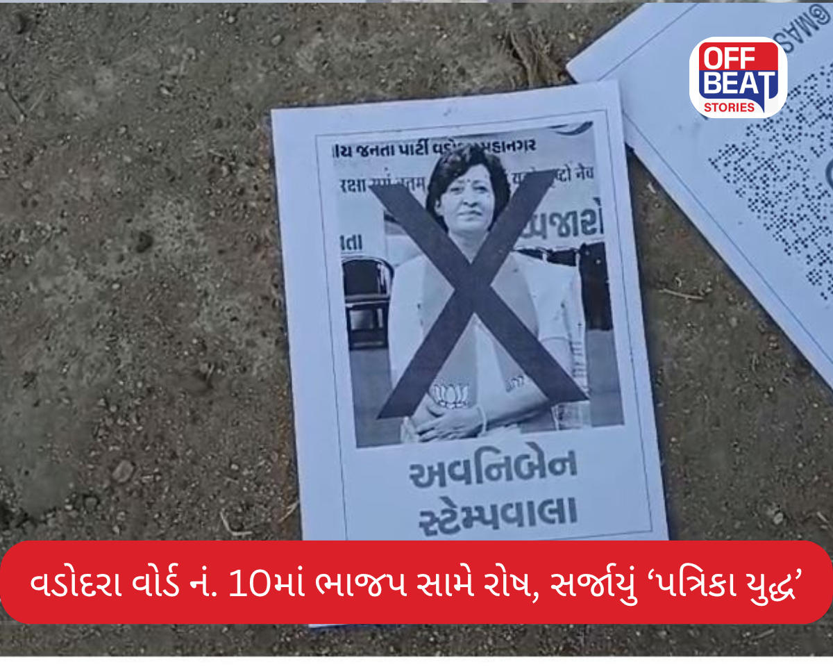 વડોદરા વોર્ડ 10માં ભાજપ સામે રોષ