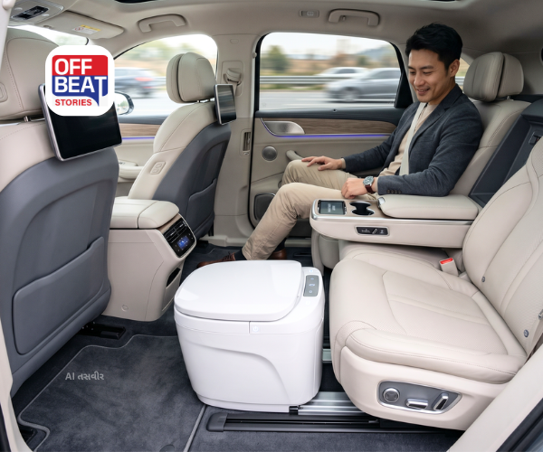 હવે કારમાં જ મળશે ટોયલેટની સુવિધા