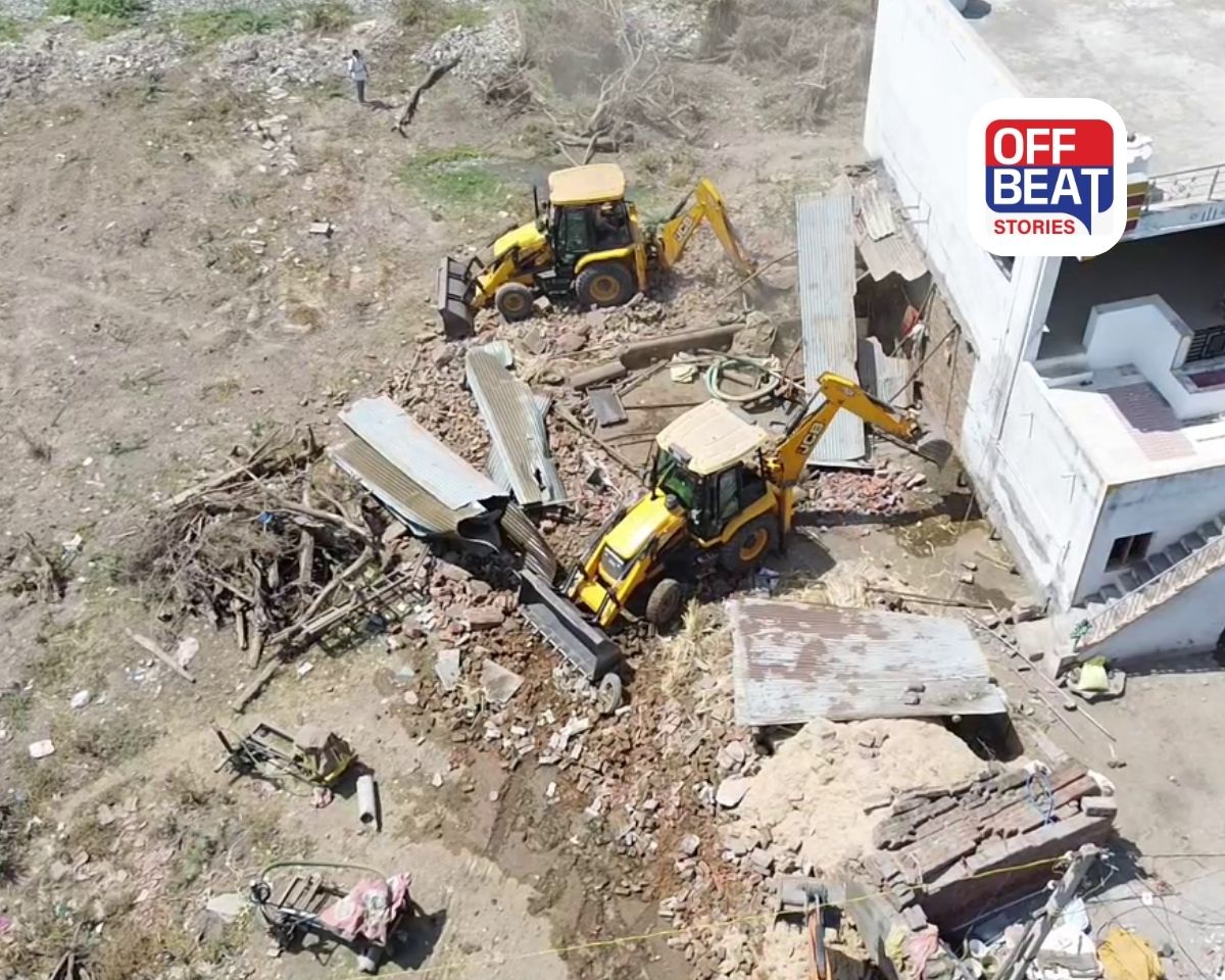 ધંધુકામાં હિંસા બાદ ફરી વળ્યું 'દાદાનું બુલડોઝર'