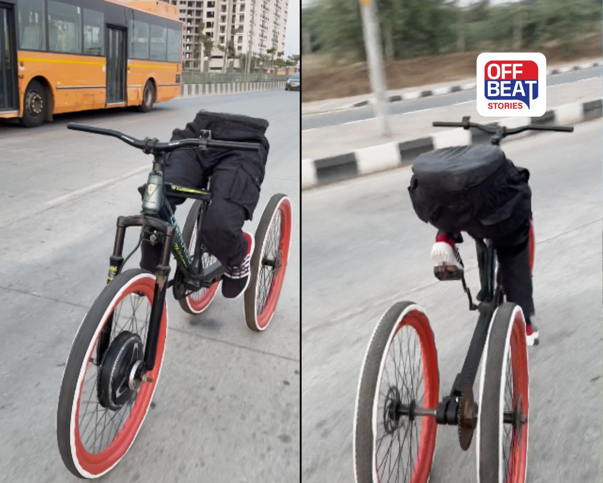 ગુજરાતના યુવાને બનાવી અજાયબી જેવી "ઘોસ્ટ સાયકલ"