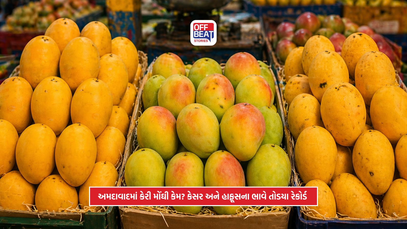 અમદાવાદમાં કેસર અને હાફૂસ કેરીના ભાવમાં તોતિંગ ઉછાળો