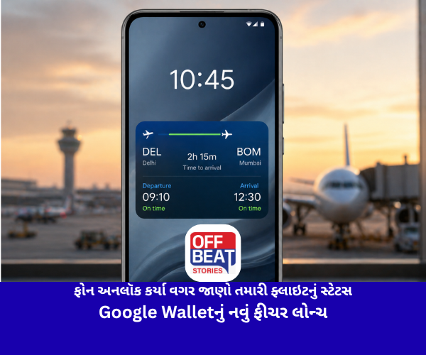 ફોન અનલૉક કર્યા વગર જાણો તમારી ફ્લાઇટનું સ્ટેટસ
