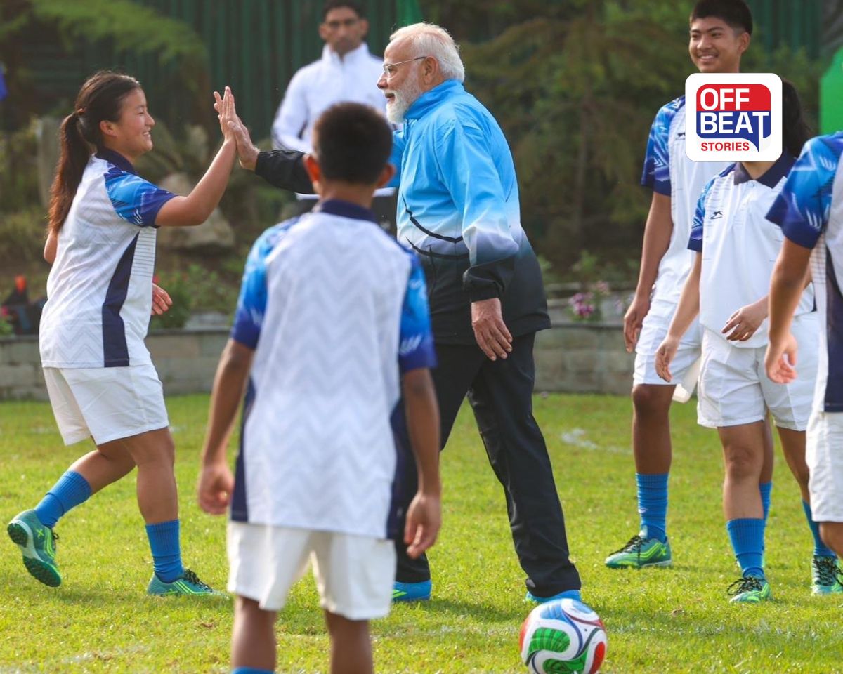 સિક્કિમમાં પ્રધાનમંત્રીનો અનોખો અંદાજ