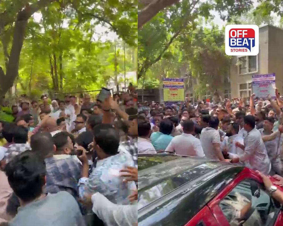 સુરત મતગણતરી કેન્દ્ર બહાર હાઈવોલ્ટેજ ડ્રામા