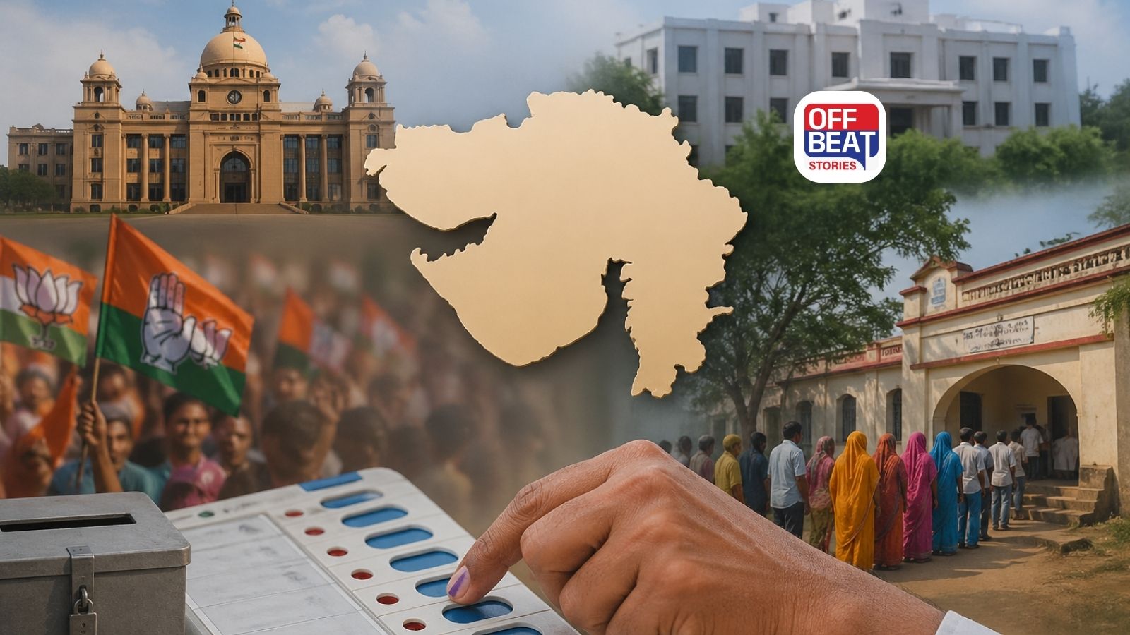 ગુજરાતમાં સ્થાનિક સ્વરાજ્યની ચૂંટણીના પરિણામો