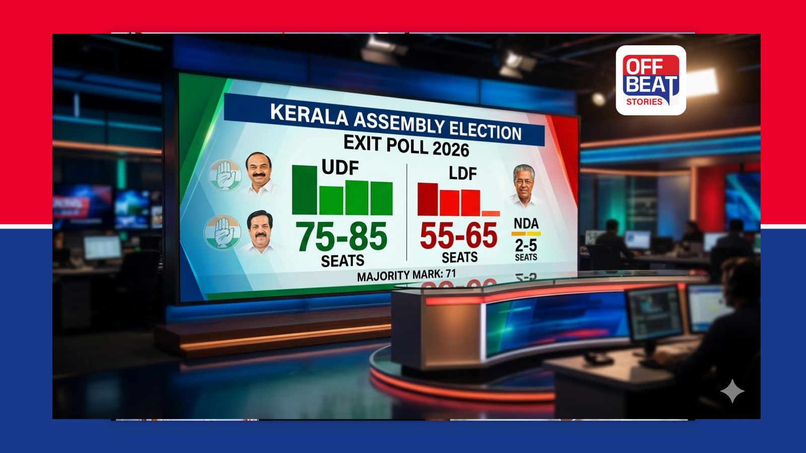 Kerala Exit Polls 2026: એક્ઝિટ પોલમાં કોંગ્રેસ ગઠબંધનને મોટી સરસાઈ