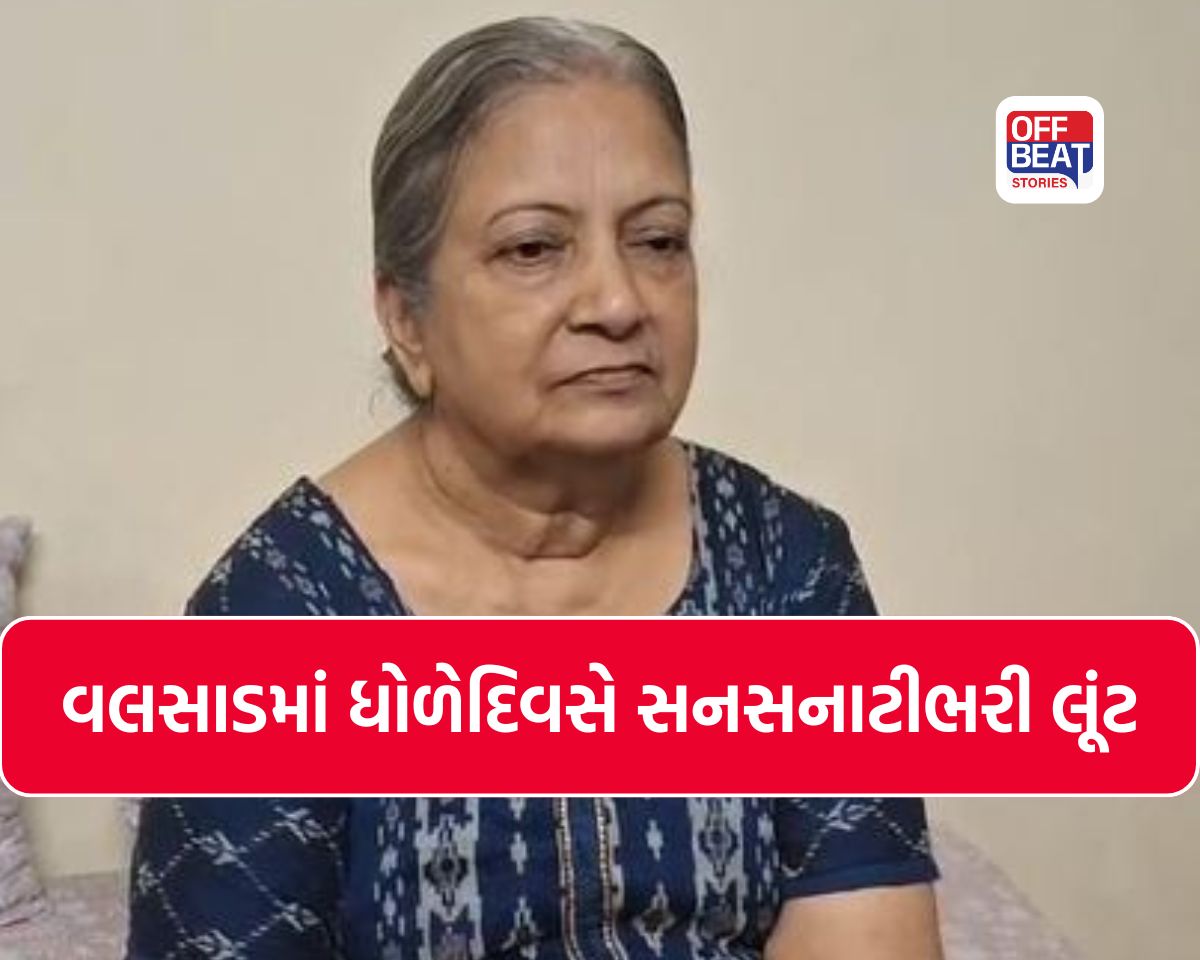 વલસાડમાં બપોરે ઘરઘાટીની લૂંટથી હાહાકાર