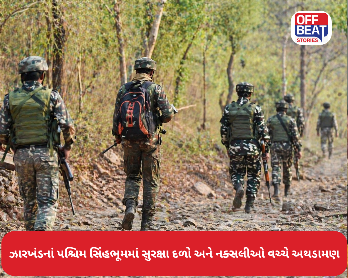 ઝારખંડનાં પશ્ચિમ સિંહભૂમમાં થઈ અથડામણ