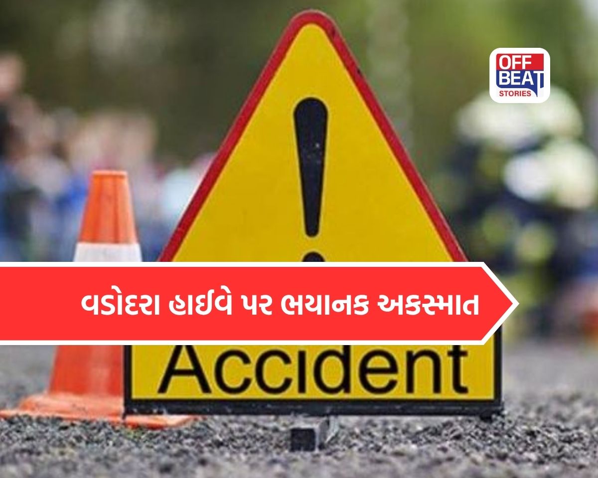 વડોદરાના જાંબુઆ પાસે કાળજું કંપાવી દેનારો અકસ્માત