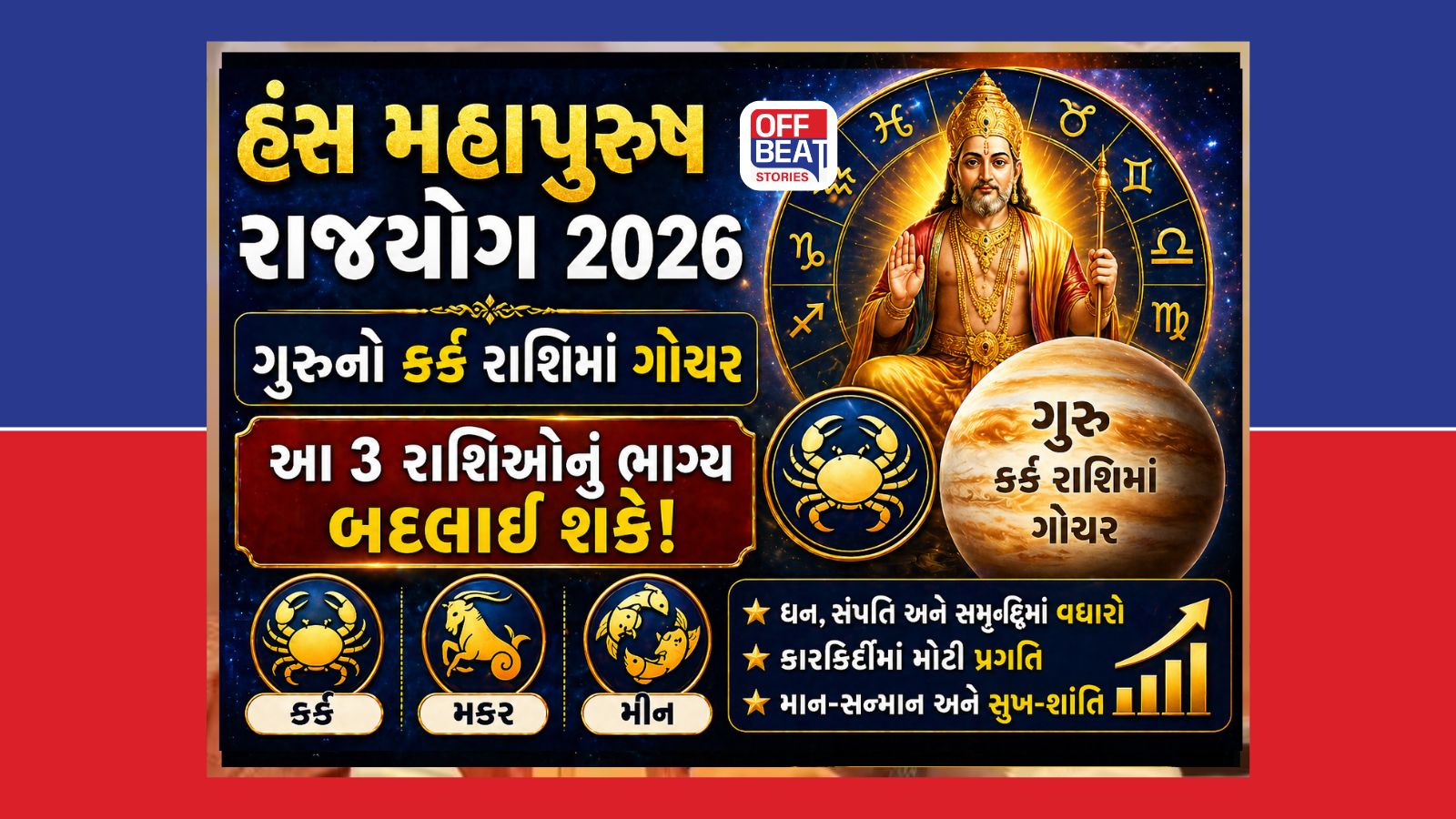 હંસ મહાપુરુષ રાજયોગ 2026